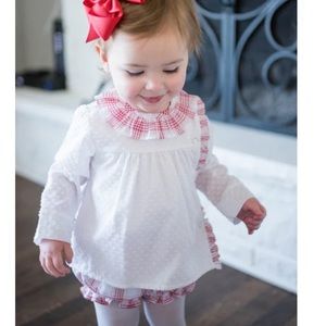 James and Lottie Diaper set dress boutique holiday